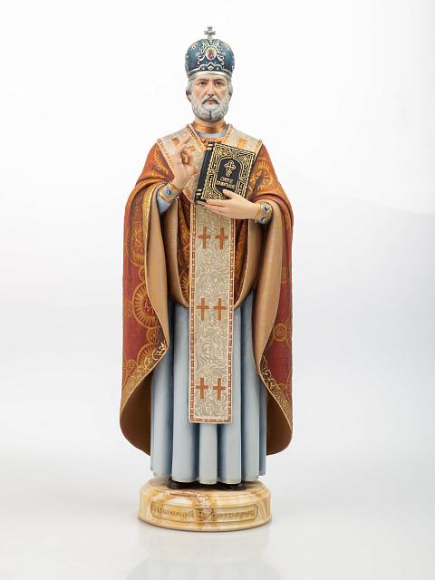Statue of Saint Nicholas the Wonderworker (hand-painted)