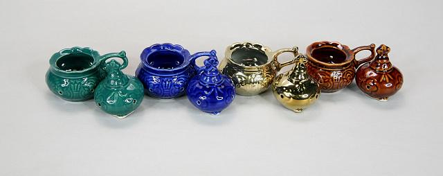 Ceramic censer, assorted colors
