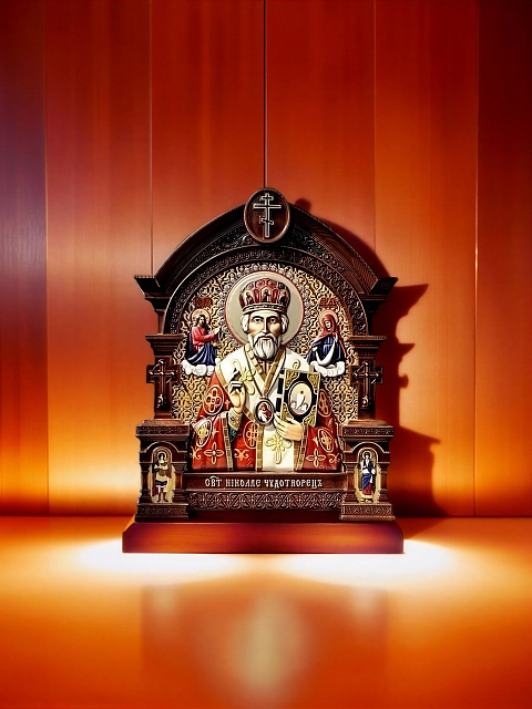Icon of Saint Nicholas the Wonderworker (hand-painted)