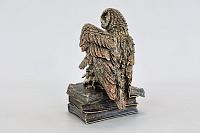 Statuette Owl - jewelry box (Vernissage color)