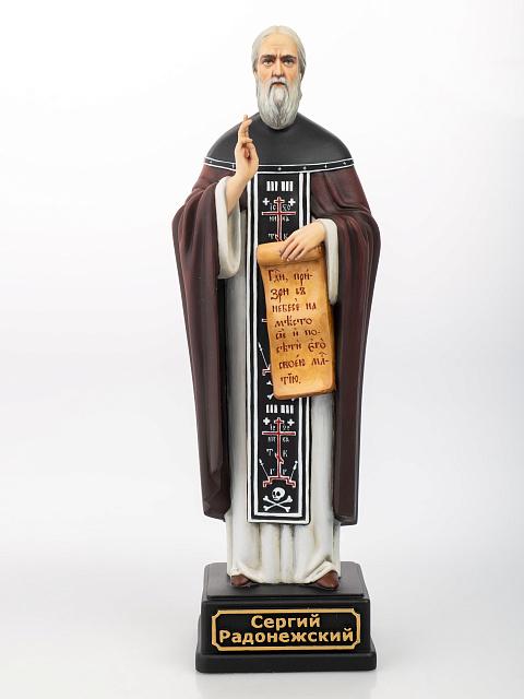 Statue of Saint Sergius of Radonezh (hand-painted)