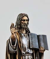 Statuette Jesus with the Old Testament (Vernissage color)