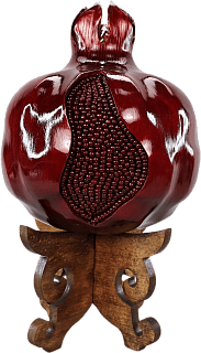 Statuette Pomegranate on stand