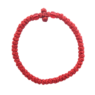 The comboskini bracelet is red