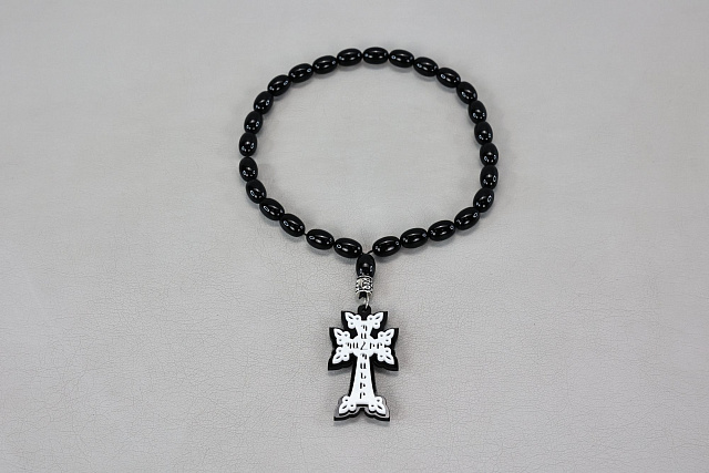 Prayer beads with cross, payir paypanir (assorted)