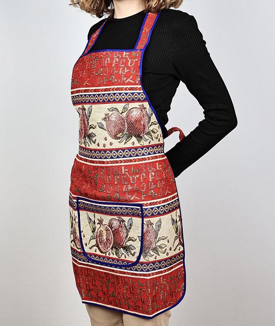 Apron made of fabric with ornament (color 3)