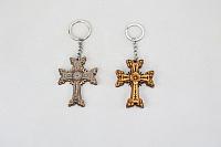 Keychain Cross with the symbol of eternity
