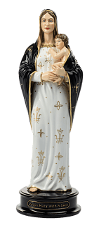 Statue of the Holy Virgin Mary with Child (hand-painted)