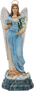 Statue of Archangel Gabriel (hand-painted)