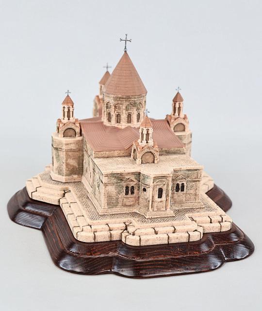 Composition of the Etchmiadzin Cathedral (hand painting)