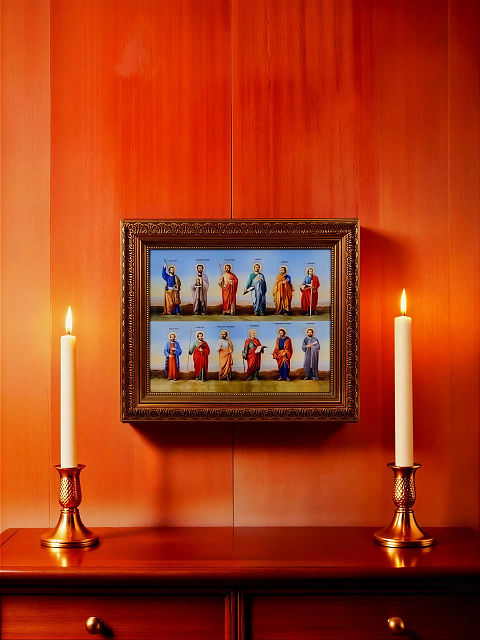 Icon "12 Holy Apostles", 23 x 29