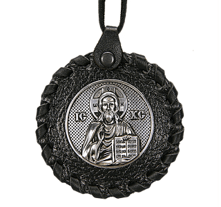 Medallion with the image of Jesus (woven)