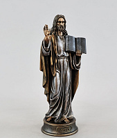 Statuette Jesus with the Old Testament (Vernissage color)