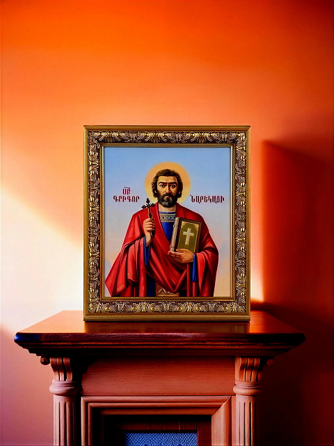Icon "Saint Grigor Narekatsi", 22 x 18