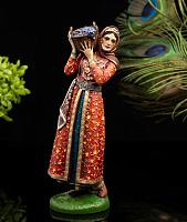 Statue of a Girl with a Basket of Grapes (hand-painted)