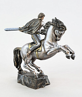 Statuette David of Sasun on horseback (Vernissage color)