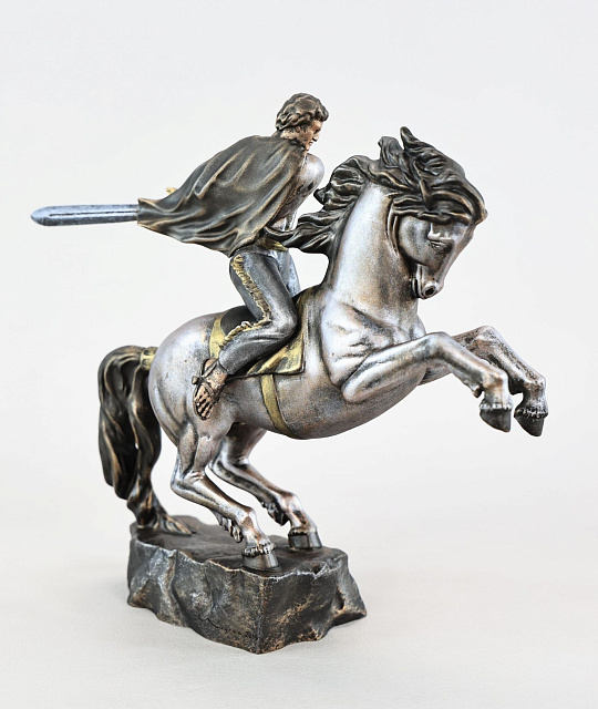 Statuette David of Sasun on horseback (Vernissage color)