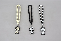 Prayer beads with cross, payir paypanir (assorted)