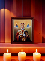 Icon "Saint Nicholas the Wonderworker", 22 x 18