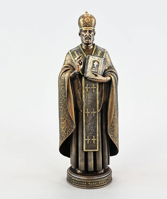 Statuette Nicholas the Wonderworker (Vernissage color)