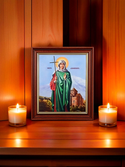 Icon "Saint Ripsime", 22 x 18