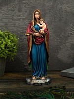 Statue of the Holy Virgin Mary with Child (hand-painted)