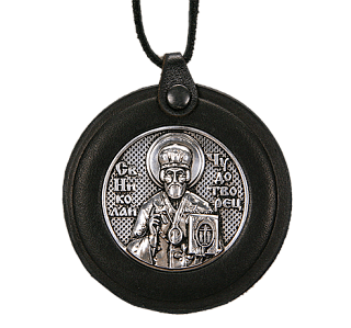 Medallion with the image of St. Nicholas the Wonderworker