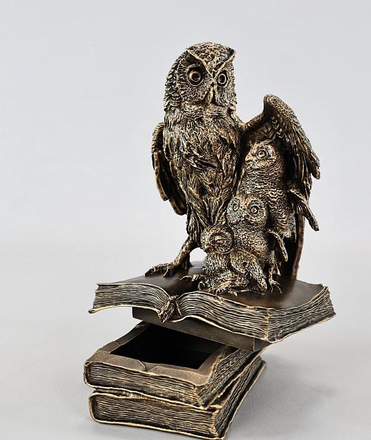 Statuette Owl - jewelry box