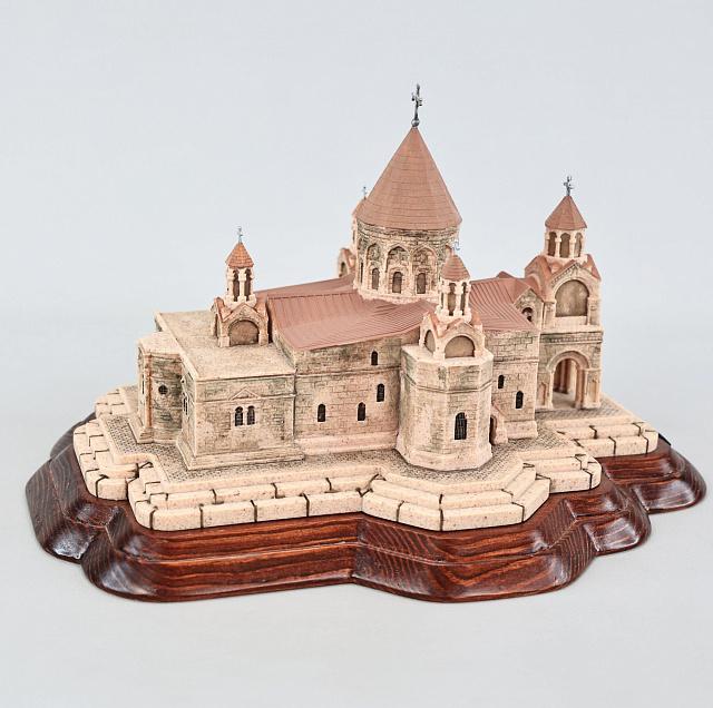 Composition of the Etchmiadzin Cathedral (hand painting)