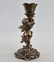 Candle holder with little angel (right)