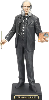 Figurine of I.K. Aivazovsky (hand-painted)