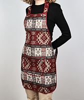 Apron made of fabric with ornament (color 5)