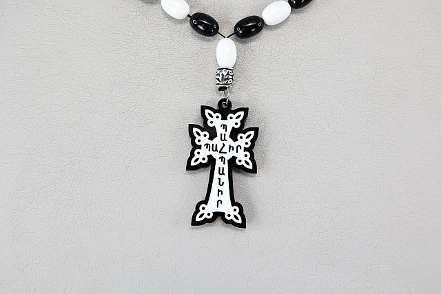 Prayer beads with cross, payir paypanir (assorted)