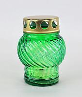 Glass lampada, filled (Non-extinguishing candle), assorted