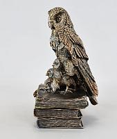Statuette Owl - jewelry box (Vernissage color)