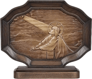 Icon of Jesus on a stand, The Prayer of the Cup