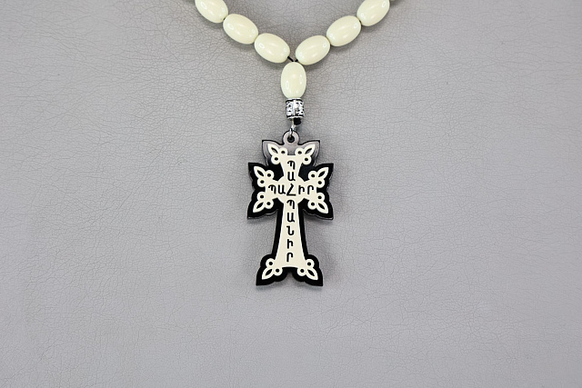 Prayer beads with cross, payir paypanir (assorted)